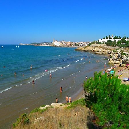 시체스 Cala Balmins Sea View 아파트 외부 사진