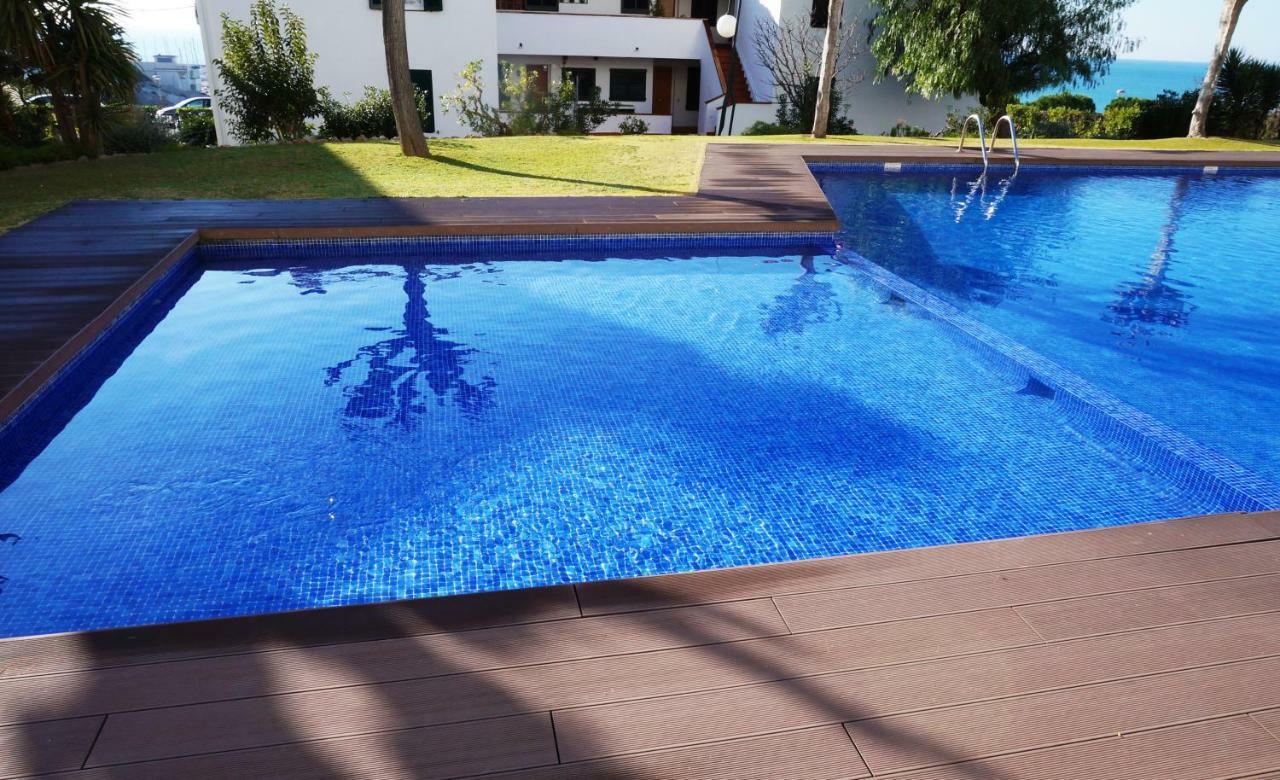 시체스 Cala Balmins Sea View 아파트 외부 사진