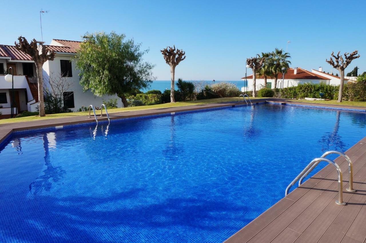 시체스 Cala Balmins Sea View 아파트 외부 사진