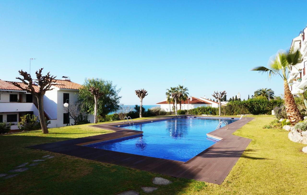시체스 Cala Balmins Sea View 아파트 외부 사진